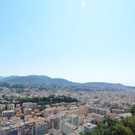 Babylone - Appartement Vue Panoramique Avec Piscine Pour 6 Personnes A Nice Quartier Pessicart ภายนอก รูปภาพ